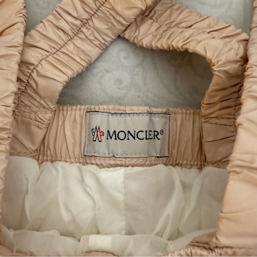 MONCLER Snow Pants Goose Down Ski Puffer Winter Pink Toddler Girls Size 2 Years - Picture 5 of 10